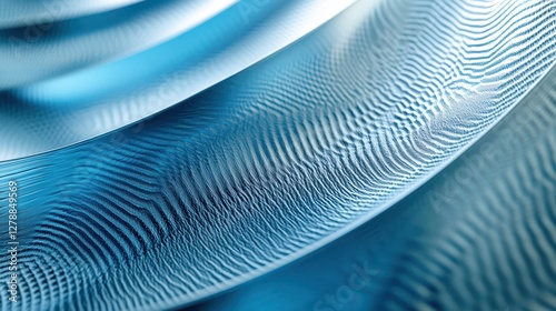 Wallpaper Mural An abstract 3D render featuring geometric blocks on a dark background. Torontodigital.ca