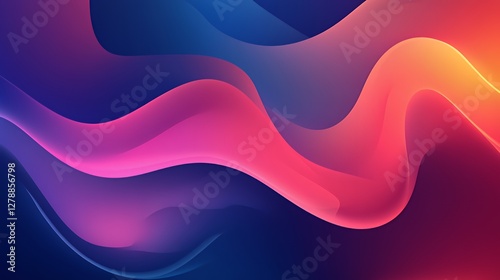 Wallpaper Mural Abstract Colorful Wave Background Design Torontodigital.ca