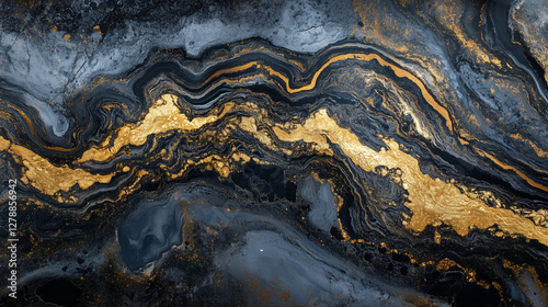 texture of the marble balck and gold marble for banners wallpapers and posters