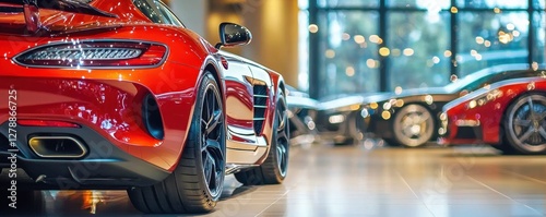 Wallpaper Mural Luxurious vehicles on display at an exclusive car dealership. Torontodigital.ca