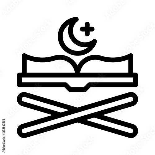 Quran line icon