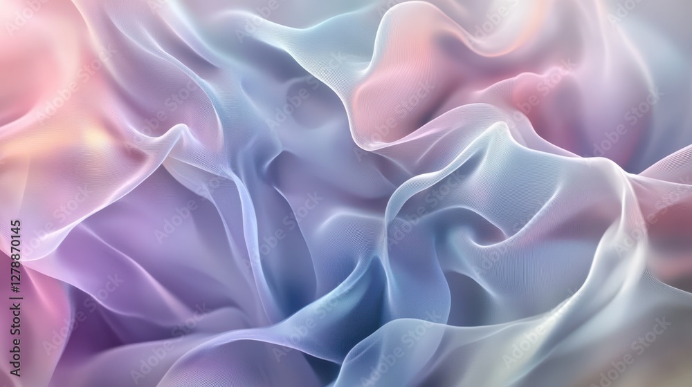 Obraz premium An abstract animation features a seamless loop with vibrant color refraction effects, set against a dynamic background.