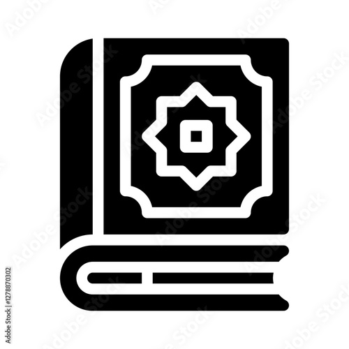 Quran glyph icon