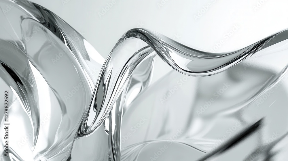 Obraz premium An abstract animation features a seamless loop with vibrant color refraction effects, set against a dynamic background.