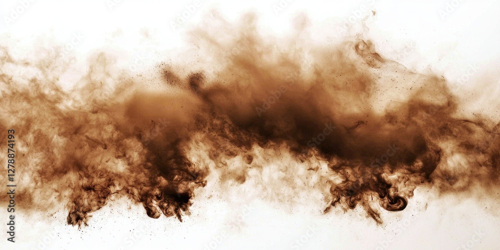 Abstract art featuring brown splashes and dust adds depth to any composition. Abstract art featuring brown splashes and dust adds depth to any composition.