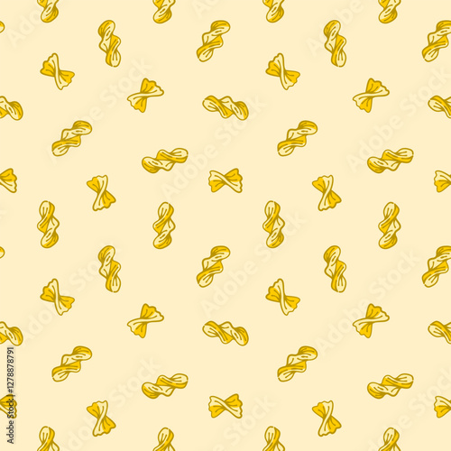 Macaroni Pasta Pattern background. Seamless Pattern Macaroni background. pasta pattern background.