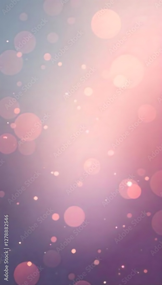 Generative AI Bokeh Background with Soft Pink and Purple Hues, Abstract Lights and Elegant Design. Generative AI Bokeh Background with Soft Pink and Purple Hues, Abstract Lights and Elegant Design.