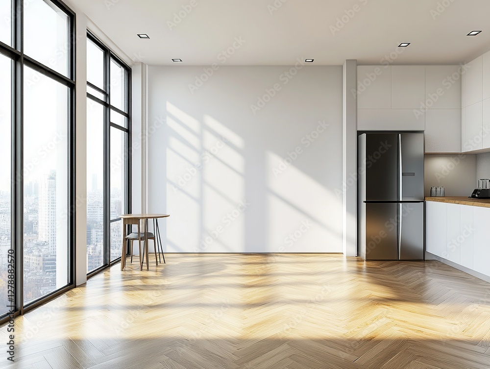 Obraz premium Simple modern house interior design reference picture