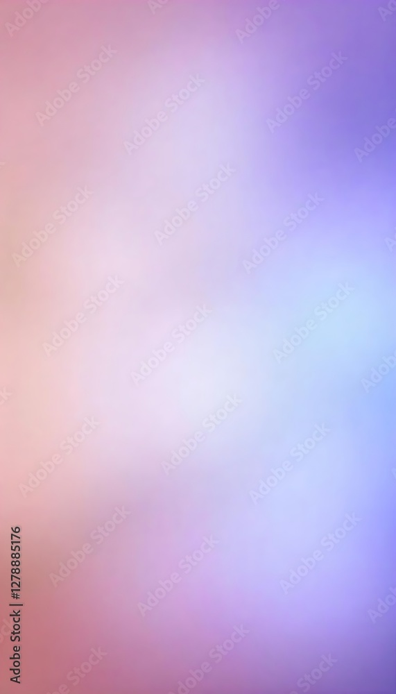 Fototapeta premium Generative AI creates a soft and calming pastel gradient background for versatile design applications