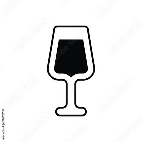 Wine Glass vector icon