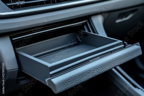 Open Car Glove Compartment Box photo