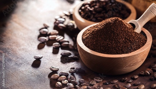 coffe concept with coffee beans