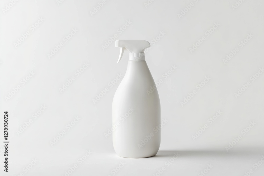Professional stock photo of toilet cleaner in a minimalist setting with bright lighting Professional stock photo of toilet cleaner in a minimalist setting with bright lighting