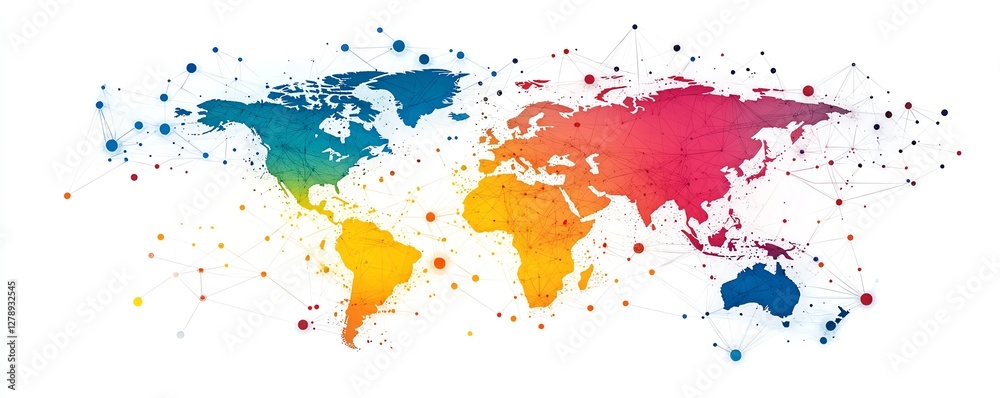 Obraz premium A local business evolving into a global brand