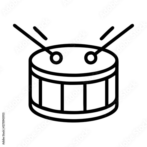 drum and stick musical instrument