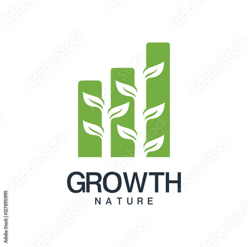 Finance Growth Chart Logo Design Investment