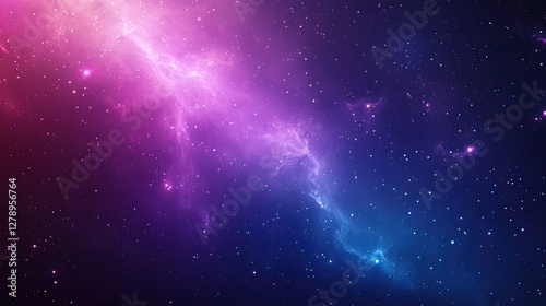 Wallpaper Mural A purple and blue galaxy with many stars Torontodigital.ca