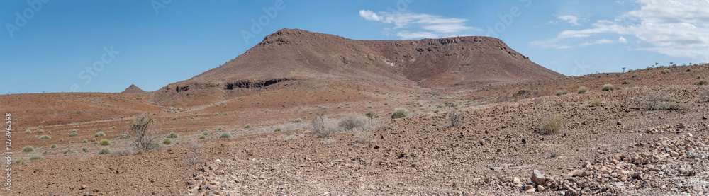stony slopes of hills in desert, near Bergsig, Namibia