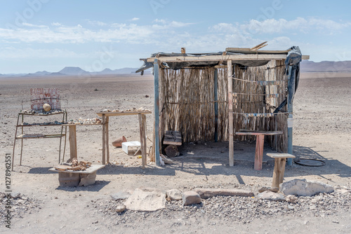 Obraz na płótnie craft shop in desert, near Springbokwasser, Namibia w salonie