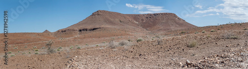 Obraz na płótnie stony slopes of hills in desert, near Bergsig, Namibia w salonie