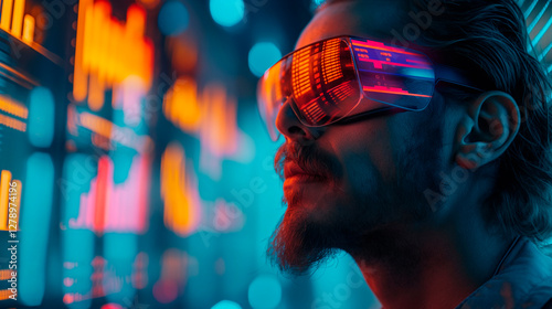 Visión Futurista: Análisis de Datos en Realidad Aumentada photo