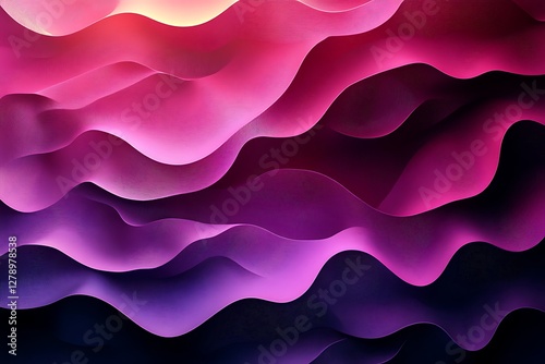 Abstract Background with Dynamic Gradient Waves
