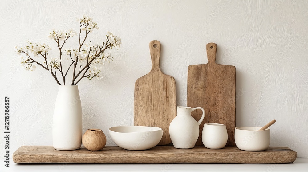 Modern cozy kitchen decor ideas for small living spaces interior organization minimalist design concepts