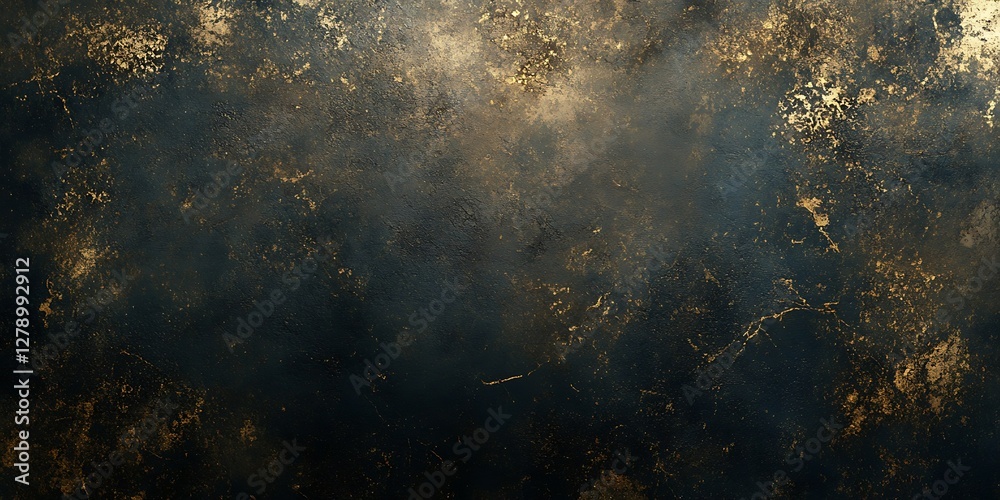Fototapeta premium Abstract Golden Dark Marble Background