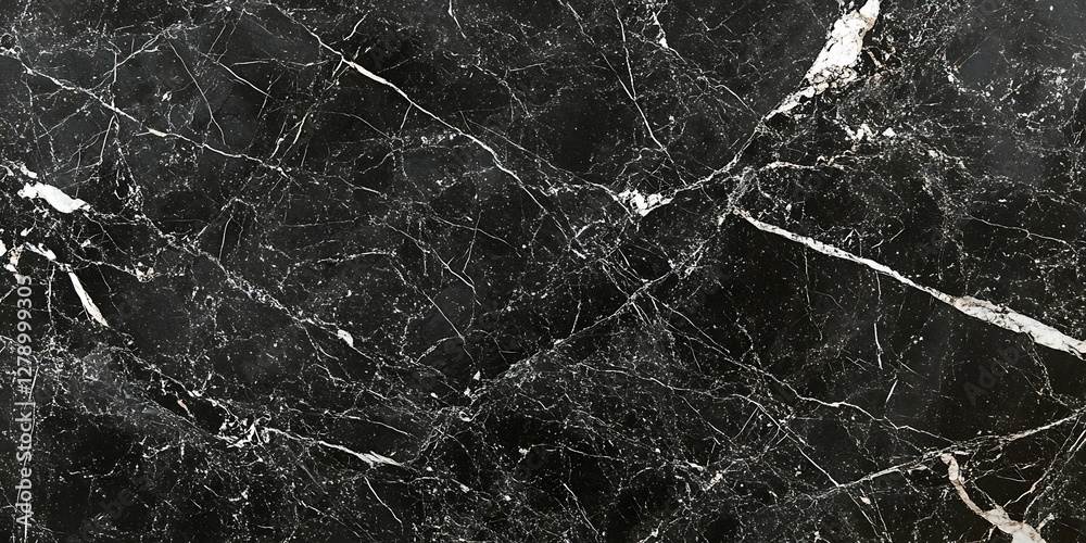 Fototapeta premium Black and white marble texture background. Use Interior design