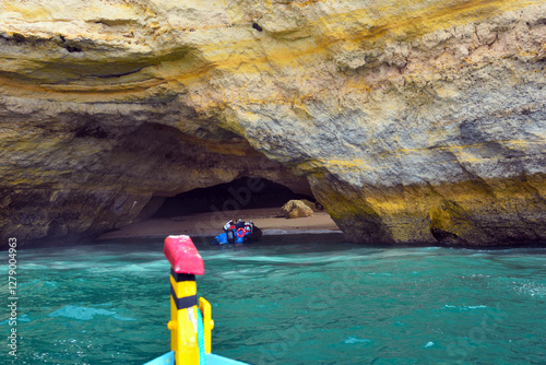 The Algarve Rocks Formation is a unique and stunning natural wonder located in the coastal town of Lagoa Portugal