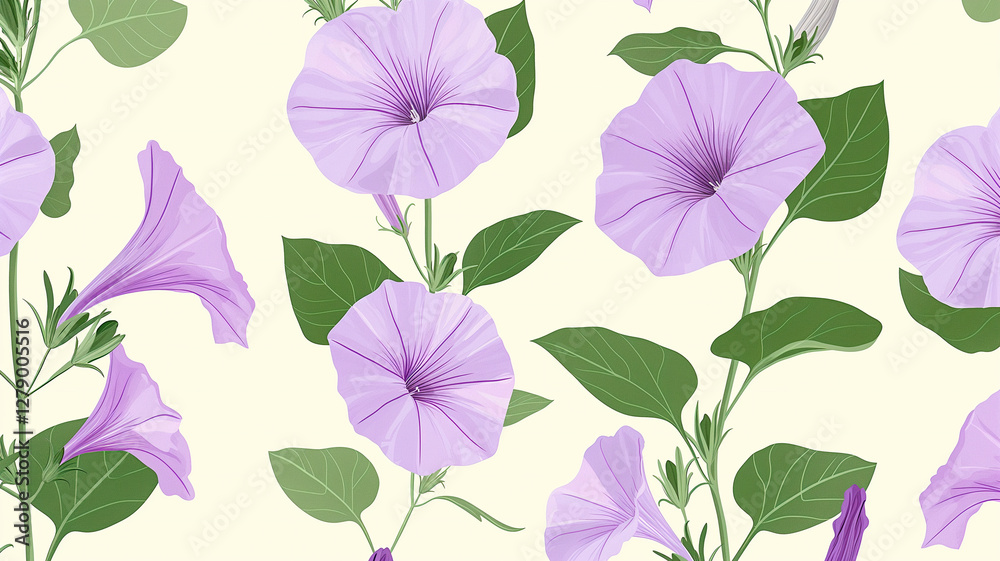 Obraz premium Armonía Floral en Minimalismo