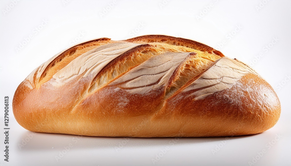 loaf of bread isolated on white background loaf of bread isolated on white background