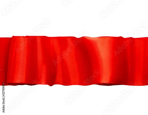 red tape isolated on transparent background
