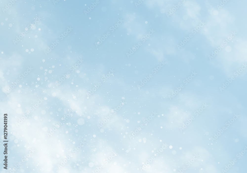 Light blue background, abstract white patterns, soft focus, dreamy atmosphere, cloud-like textures, ethereal, gentle gradients, minimalist design Light blue background, abstract white patterns, soft focus, dreamy atmosphere, cloud-like textures, ethereal, gentle gradients, minimalist design