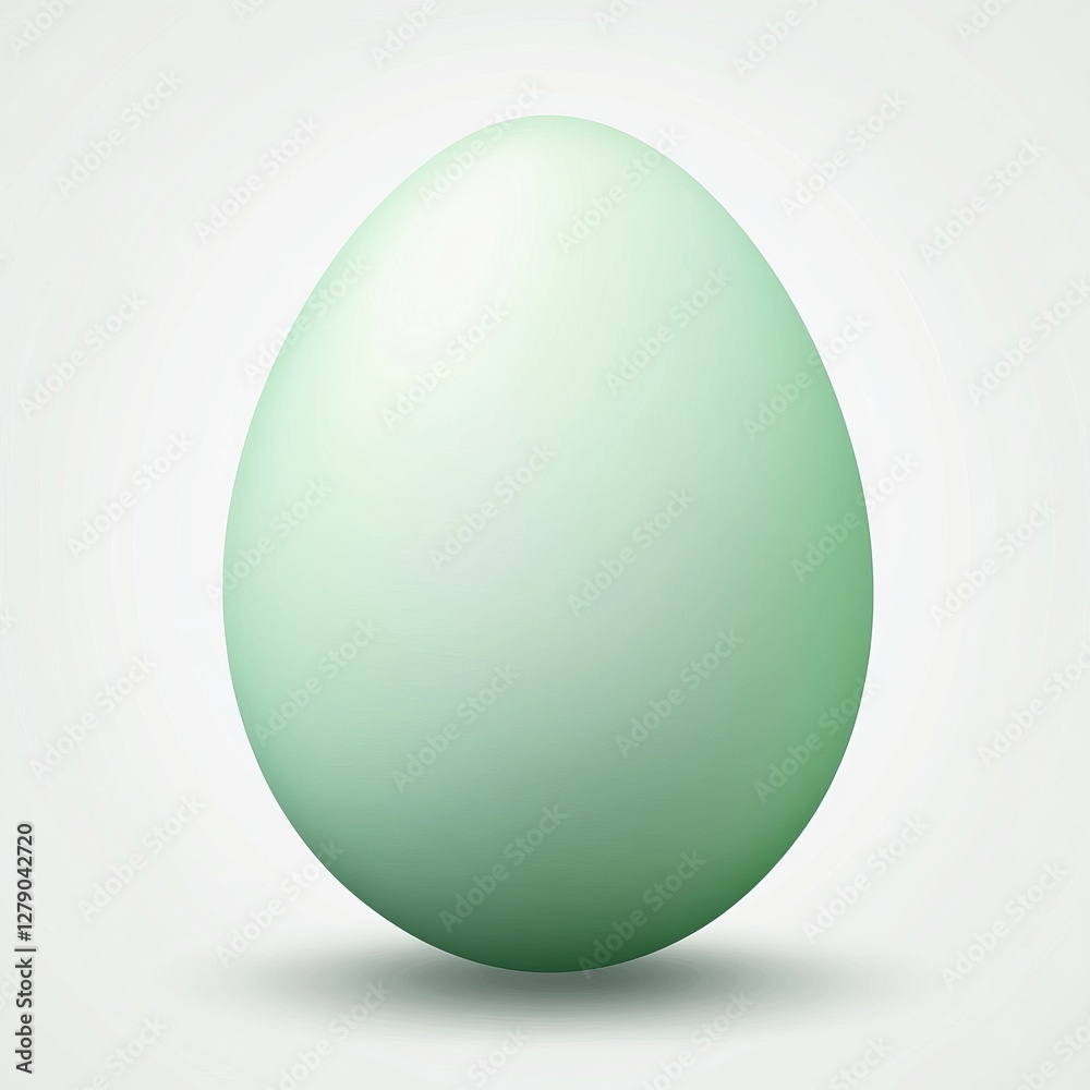 Elegant Mint Green Egg: A Simple, Nature-Inspired Design Elegant Mint Green Egg: A Simple, Nature-Inspired Design