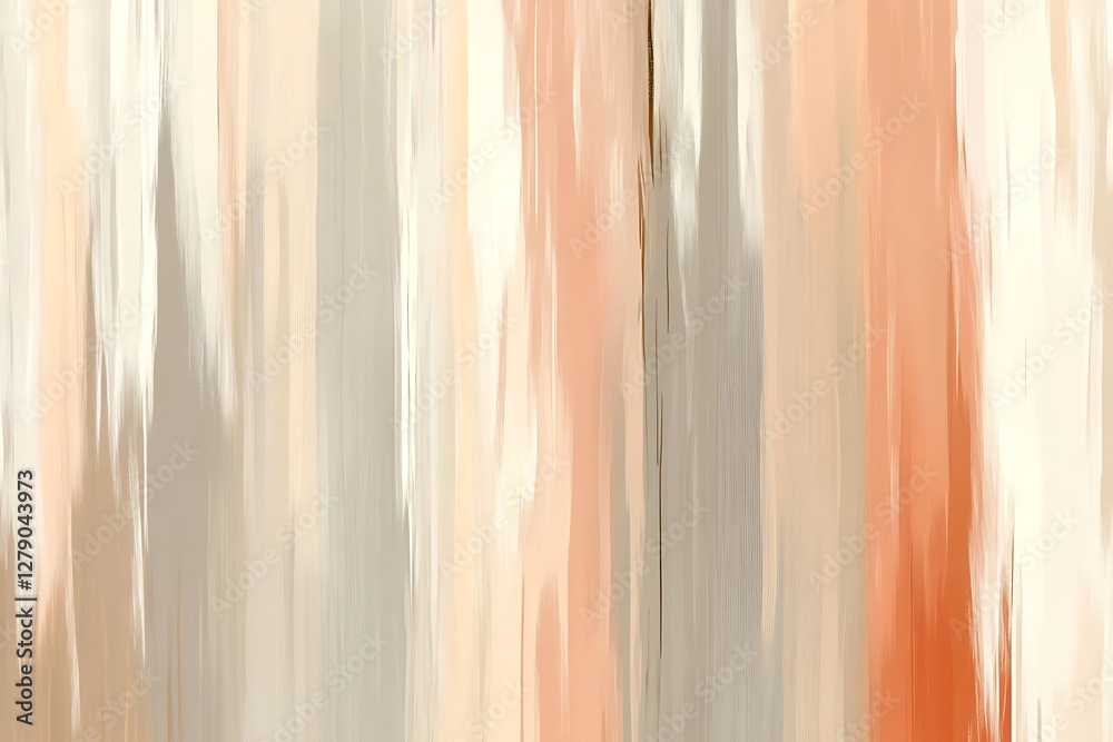 Fototapeta premium Abstract art background with warm, vertical brushstrokes