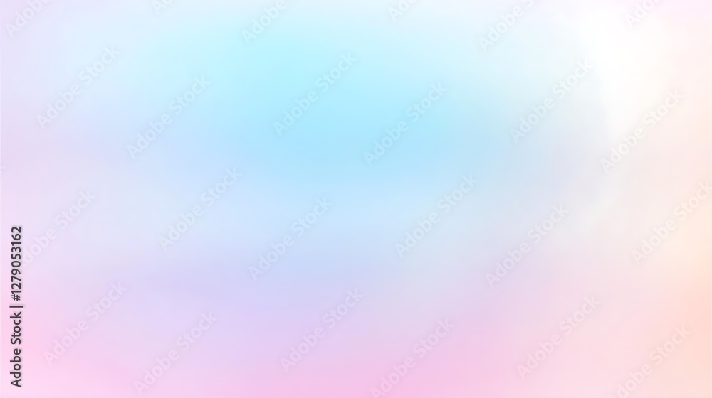 Fototapeta premium Soft pastel gradient background featuring sweet colors abstract design for creative projects