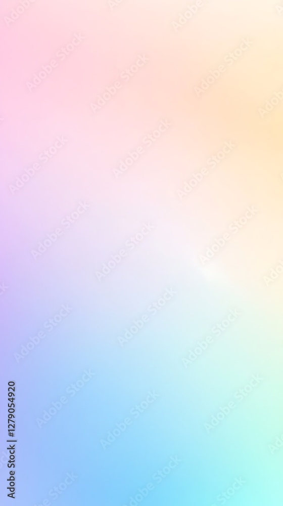 Fototapeta premium Soft pastel gradient background abstract design digital art calm environment subtle visual concept