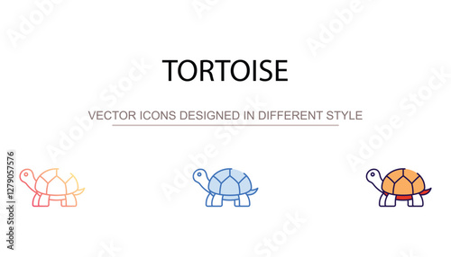 Wallpaper Mural Tortoise icon design with white background stock illustration Torontodigital.ca