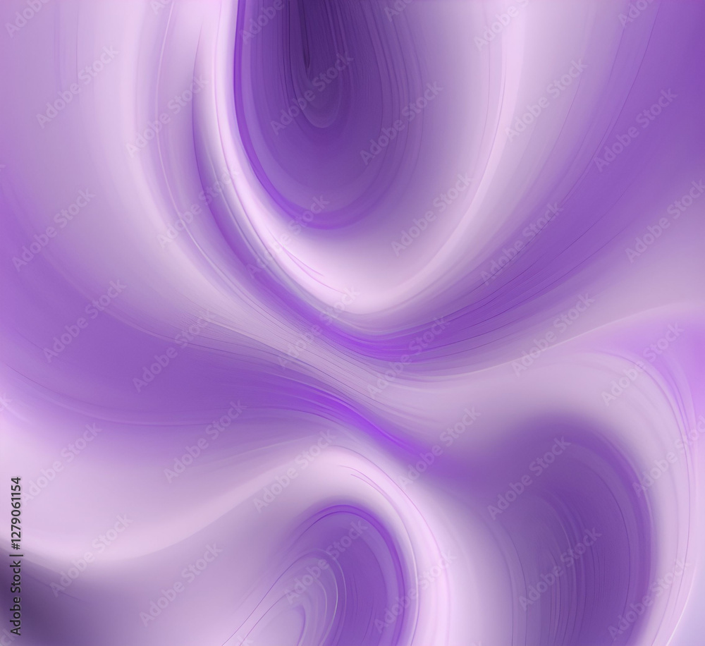 Obraz premium Light purple wave abstract background. Gradient. The surface texture of the fabric is firm. Dark colored background with space for design.generative ai