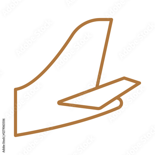 Airplane Tail Icon Design