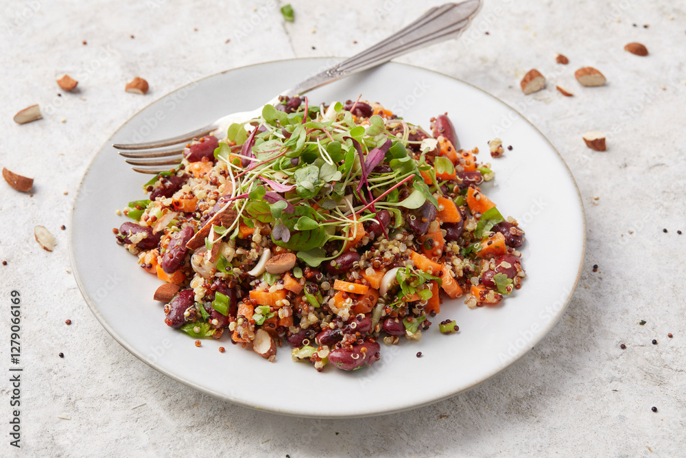 Quinoa and Kidney Bean Salad Quinoa and Kidney Bean Salad
