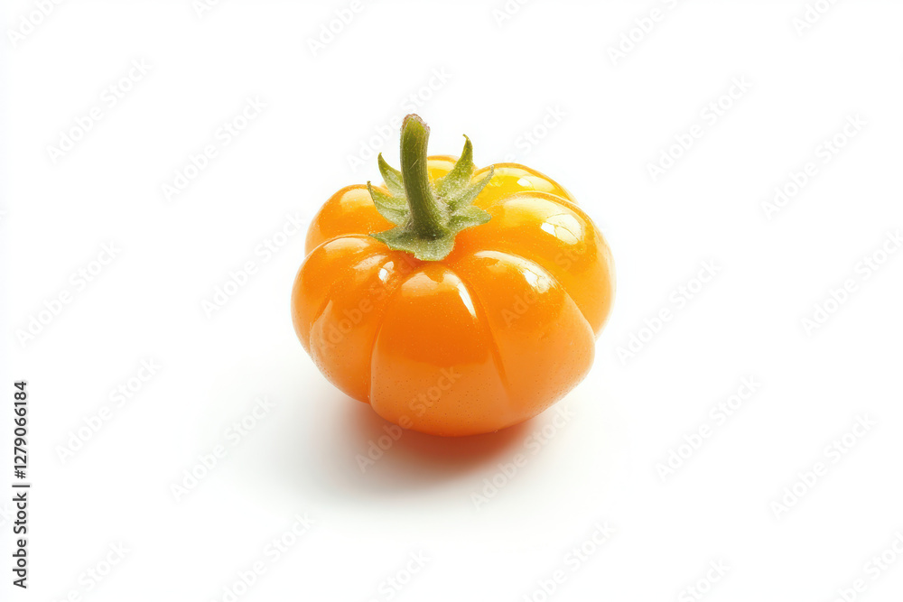 Cloudberry isolated on white background. Cloudberry isolated on white background.