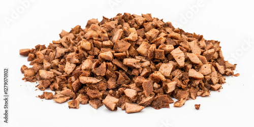 Wallpaper Mural Chopped meat pile isolated on a white background. Generative AI Torontodigital.ca