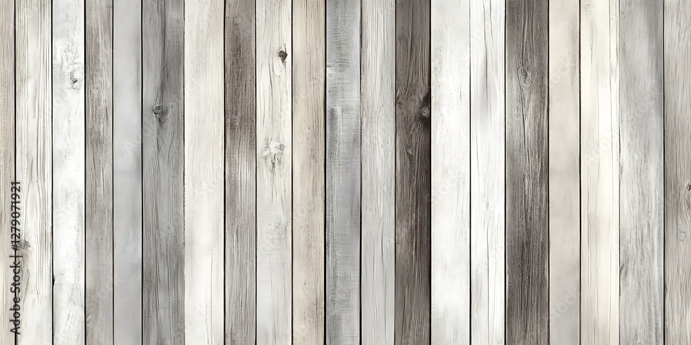 Obraz premium Aged Wooden Plank Wall Texture