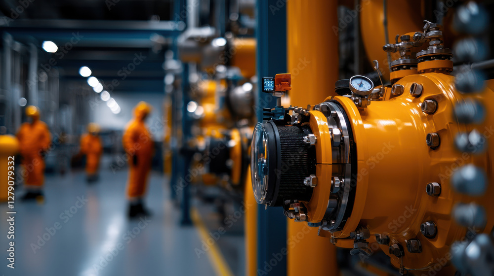 High tech gas processing plant with advanced equipment High tech gas processing plant with advanced equipment