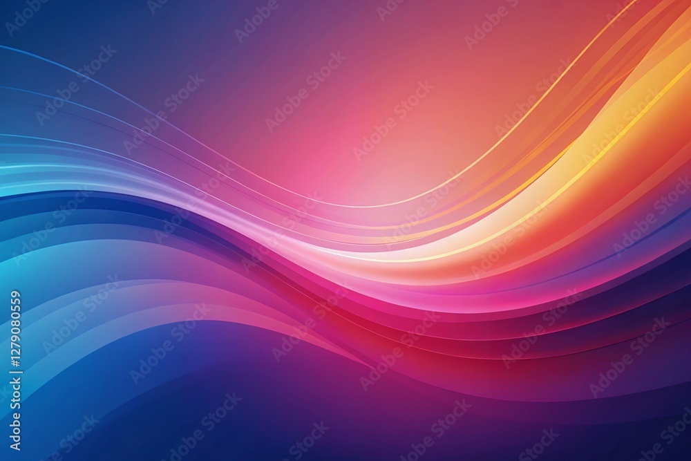 Obraz premium modern abstract gradient background with sleek Gradient Background abstract