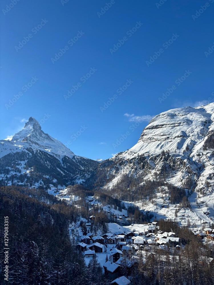 Obraz premium Views over Zermatt 
