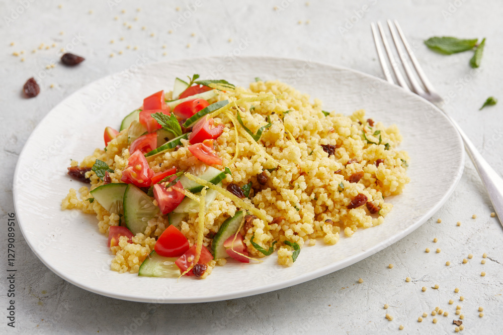 Tomato and Cucumber Millet Salad Tomato and Cucumber Millet Salad