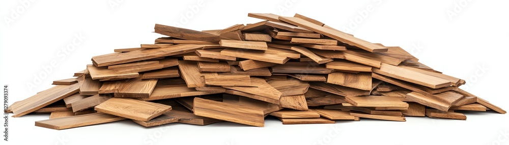 Pile of wooden planks, perfect for construction or woodworking projects. Pile of wooden planks, perfect for construction or woodworking projects.
